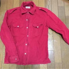 厚手 ワイシャツ レッドのサムネイル