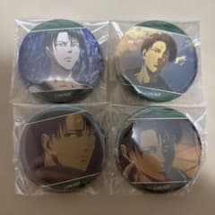 進撃の巨人 リヴァイ 缶バッジ wit studio 4点セット - メルカリ