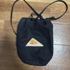 KELTY ブラック 巾着ショルダーバッグのサムネイル
