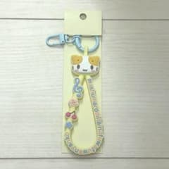 マシュマロみたいなふわふわにゃんこ ラバーコードキーホルダー サンリオのサムネイル