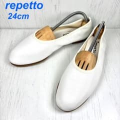 Repetto Caruso バレエシューズ　フラットシューズ　ホワイト　24 Repetto Caruso バレエシューズ フラットシューズ ホワイト 24 - メルカリ