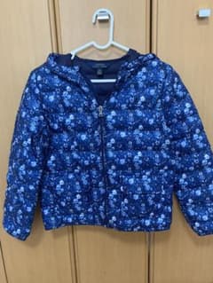 POLO RALPH LAUREN 花柄 ダウンジャケット M 8-10 青のサムネイル
