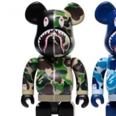 BAPE(R) CAMO SHARK BE@RBRICK 400％のサムネイル