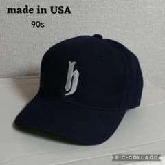 USA製 90s DJホンダ ベースボールキャップ ネイビー つば裏緑 希少☆❯DJ HONDA キャップ USA製 90s ネイビー イチロー - メルカリ