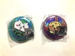 【ホログラム缶バッジ】ちいかわ ヒロアカ 緑谷ちいかわx荼毘うさぎのサムネイル