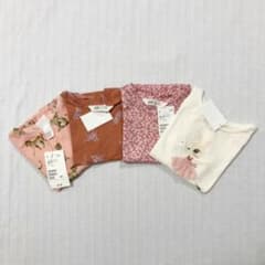 【ぺ子てやん様専用】H&M  女の子トップス4枚セット　110/115のサムネイル