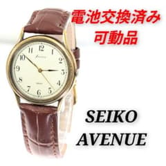 SEIKO Avenue メンズ 電池ベルト交換済み可動品X-11 - メルカリ