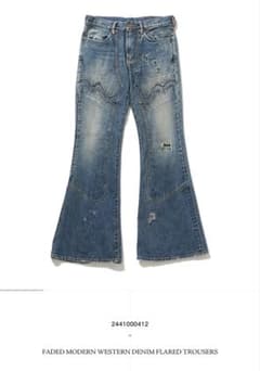 Faded Modern Western Denim Flaredのサムネイル