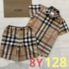 Burberry バーバリー キッズ セットアップ8Y 128 シャツ パンツ - メルカリ