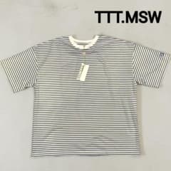 タグ付き未使用品✨️ TTT_MSW ティー ボーダーTシャツ 肩にワン