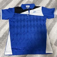 YONEX VersaCool ポロシャツ M 青/黒/白のサムネイル