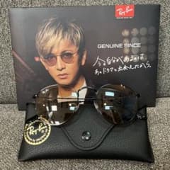 最速ヤマトRayBan木村拓哉さんラウンドメタル RB3447 002/64 最新！！正規品RayBan木村拓哉さんラウンドメタル RB3447 002/64