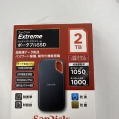 SanDisk Extreme ポータブルSSD 2TB 本体のサムネイル