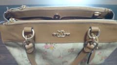 COACH コーチ ハンドバッグ 花柄 PVCのサムネイル