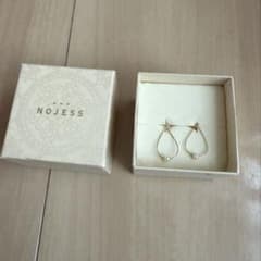 パール♡【ノジェス】K10ティアドロップ　ゴールド フープピアス☆