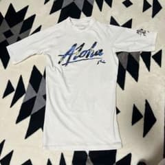 Aloha ラッシュガード 半袖 ホワイト ラスティのサムネイル