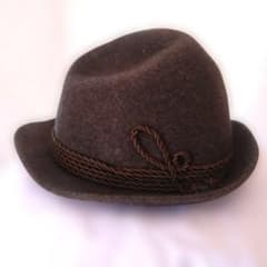 【新品】チロリアンハット　チロル帽　アルペンハット　民族衣装　オーストリア