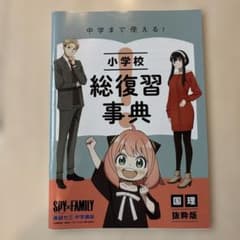 SPY×FAMILY 초등학교 총복습사전 진연 세미나 중학강좌 발췌판