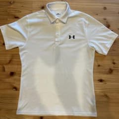 UNDER ARMOUR ホワイト ポロシャツ LGのサムネイル