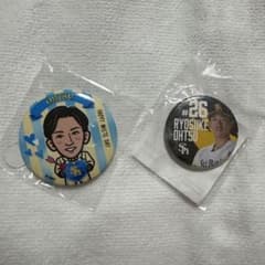 ソフトバンクホークス #19大津亮介 若鷹ガチャ缶バッジ - メルカリ