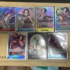 ワンピースカード ボア・ハンコック 5枚セット プラス、ドンパラレル1枚のサムネイル
