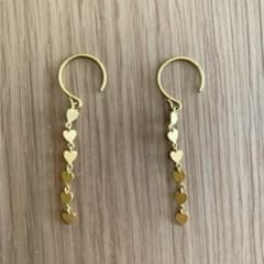 lou8jp　マリーエレーヌドゥタイヤック　ラージハートパイエットピアス ロング ハート パイエット ピアス（6連）- マリーエレーヌ ドゥ