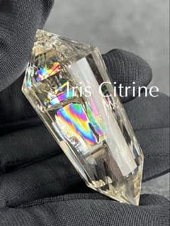 高品質 アイリス シトリン ヴォーゲルワンド 虹 レインボー 24面カットのサムネイル
