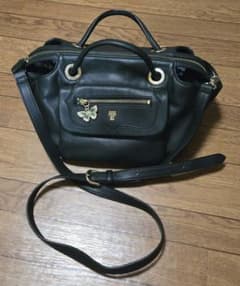 アナスイ バタフライチャーム付き 2way ショルダーバッグ - メルカリ
