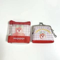 【mojojojo】APINA限定クリアポーチ・PVCがま口ポーチうさぎのサムネイル
