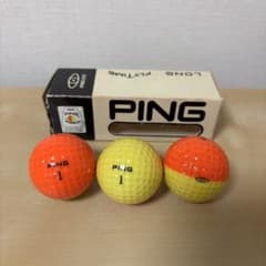 K*2様 新品⭐︎PING LONG FLYTIME ゴルフボール 3個セット PING ヴィンテージゴルフボール3個 箱付 - メルカリ