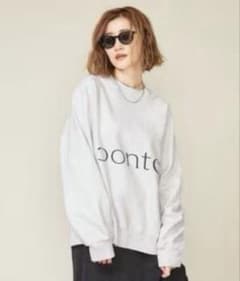conte コンテ　ロゴスウェット 辺見えみ　トレーナー conte コンテ ロゴスウェット 辺見えみ トレーナー - メルカリ
