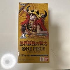 ONE PIECEカードゲーム 世界最強の戦士 BOX シュリンク付き - メルカリ