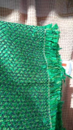 服地　緑色生地　160×2.5mのサムネイル