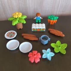 m*.様 LEGO DUPLO デュプロ 食材 フィグ セット　ピサ　にんじんのサムネイル
