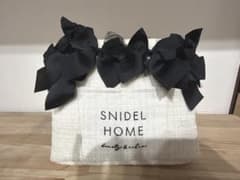 SNIDEL HOME リボン ツイードトートバッグのサムネイル