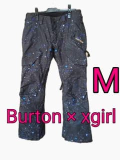 目玉【Burton× X-girl】スノーボードパンツ レディース X-girl - メルカリ