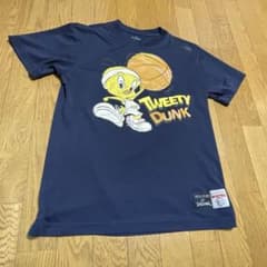 SPALDING スポルディングtweety dunk Tシャツ紺Mサイズ