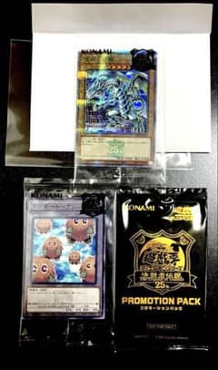 遊戯王 青眼の白龍 クォーターセンチュリーシークレット 封筒付き　おまけ付き 遊戯王 青眼の白龍 クォーターセンチュリーシークレット 封筒