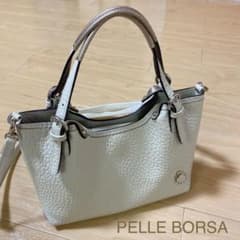 【美品】PELLE BORSA　ペレボルサ　2wayショルダーバッグのサムネイル