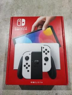 Nintendo Switch 有機ELモデル ホワイト/ブラック　ジャンクのサムネイル