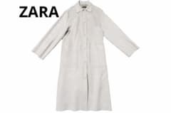 ZARA ライトベージュ スウェードコートのサムネイル