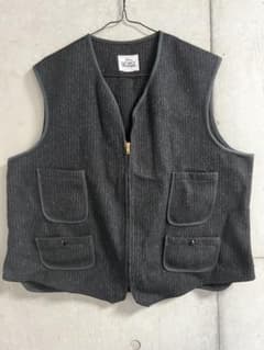 70s ヴィンテージ Woolrich ウールリッチ ウールベスト シンチバック 70s ヴィンテージ Woolrich ウールリッチ ウールベスト シンチバック