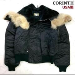 USA製☆CORINTH N-2B コヨーテファー 短丈 ブラック L D757 - メルカリ