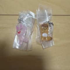 ノンタン めじるしアクセサリー うさぎ たぬき 2個セットのサムネイル