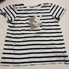 petit main ボーダーTシャツ 130cmのサムネイル