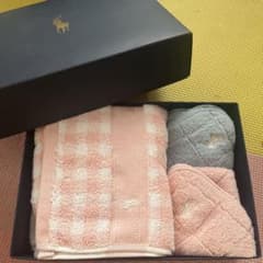 Ralph Lauren タオルセット ピンク 水色　3枚セットのサムネイル