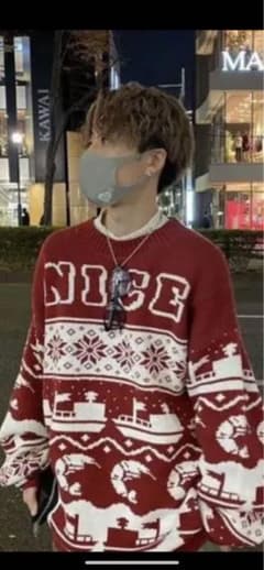 KEBOZ【コムドットゆうた着用モデル】ケボズ　ニット　セーターのサムネイル