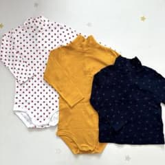 【PETIT BATEAU】ロンパース タートルネック（18m/81cm）