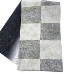 帯4892 ○高級 正絹 両面全通 リバーシブル 袋帯 市松模様 - メルカリ