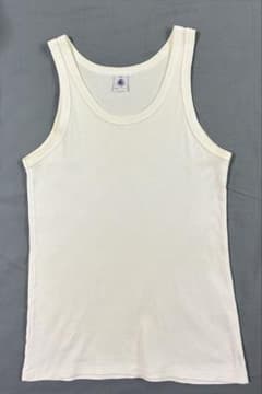 プチバトー　タンクトップ　レディースTシャツ 白　M 綿100%のサムネイル